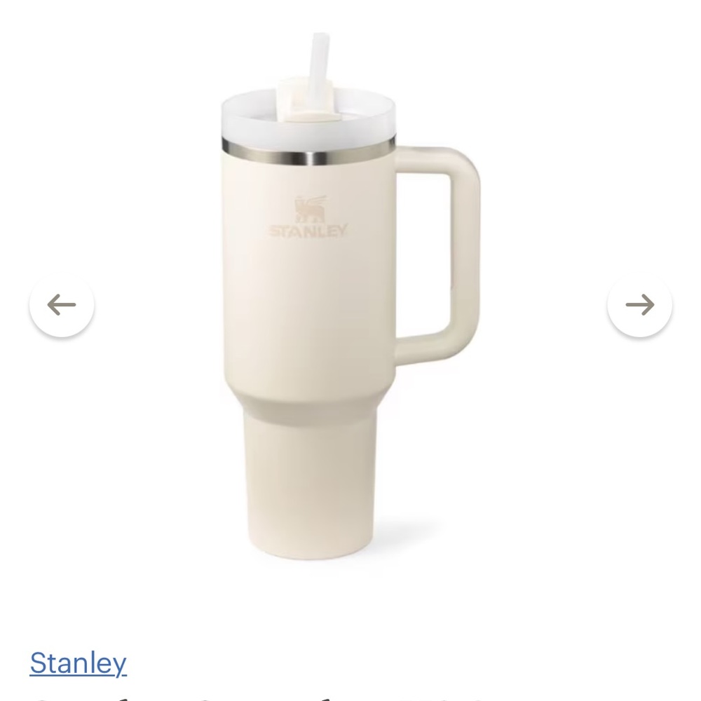 Cream Stanley Quencher H2.0 FlowState Tumbler - 40 fl. oz.